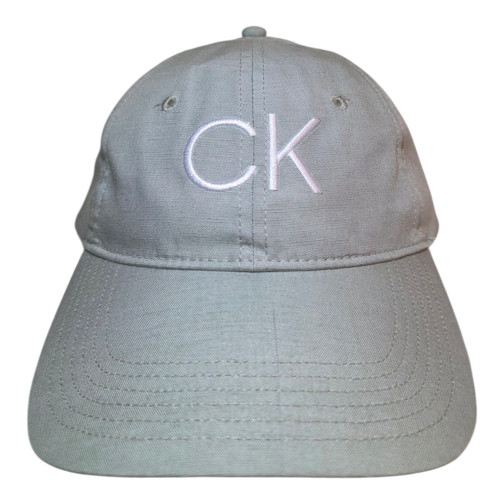 Calvin Klein Light Graygreen Cap with CK Logo